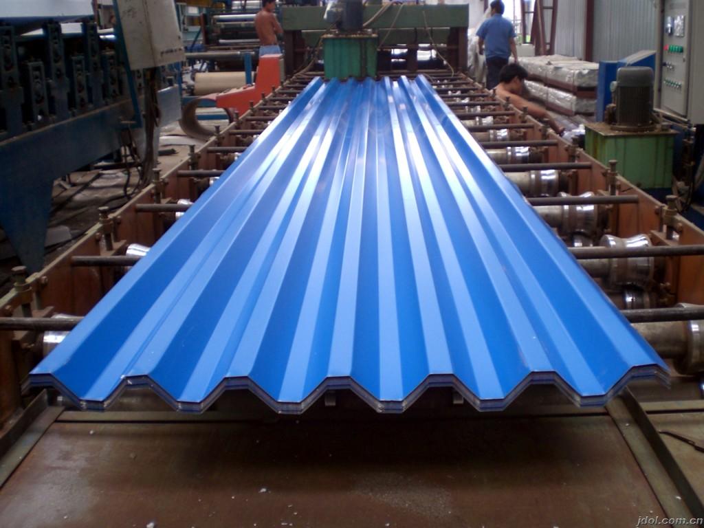 PPGI PPGL Zinc Ral Color Coated Metal Panel Gi Iron Galvanized Galvalume Prepainted Corrugated Steel Roofing Sheet