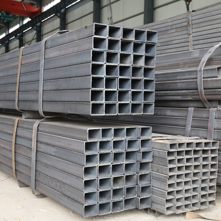 Pipe and Tube for Structure Hot Sale Good Price EN 10219 Square and Rectangular Steel Hollow Section ERW Oil Painted 5 Tons