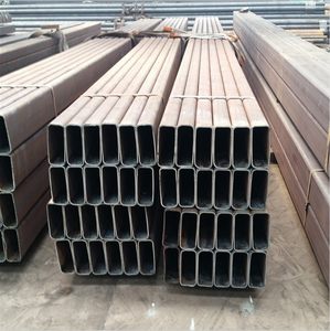 S355/Q355b Hot Rolled ERW Square Rectangular Steel Pipes Price Black Carbon Steel Tube 